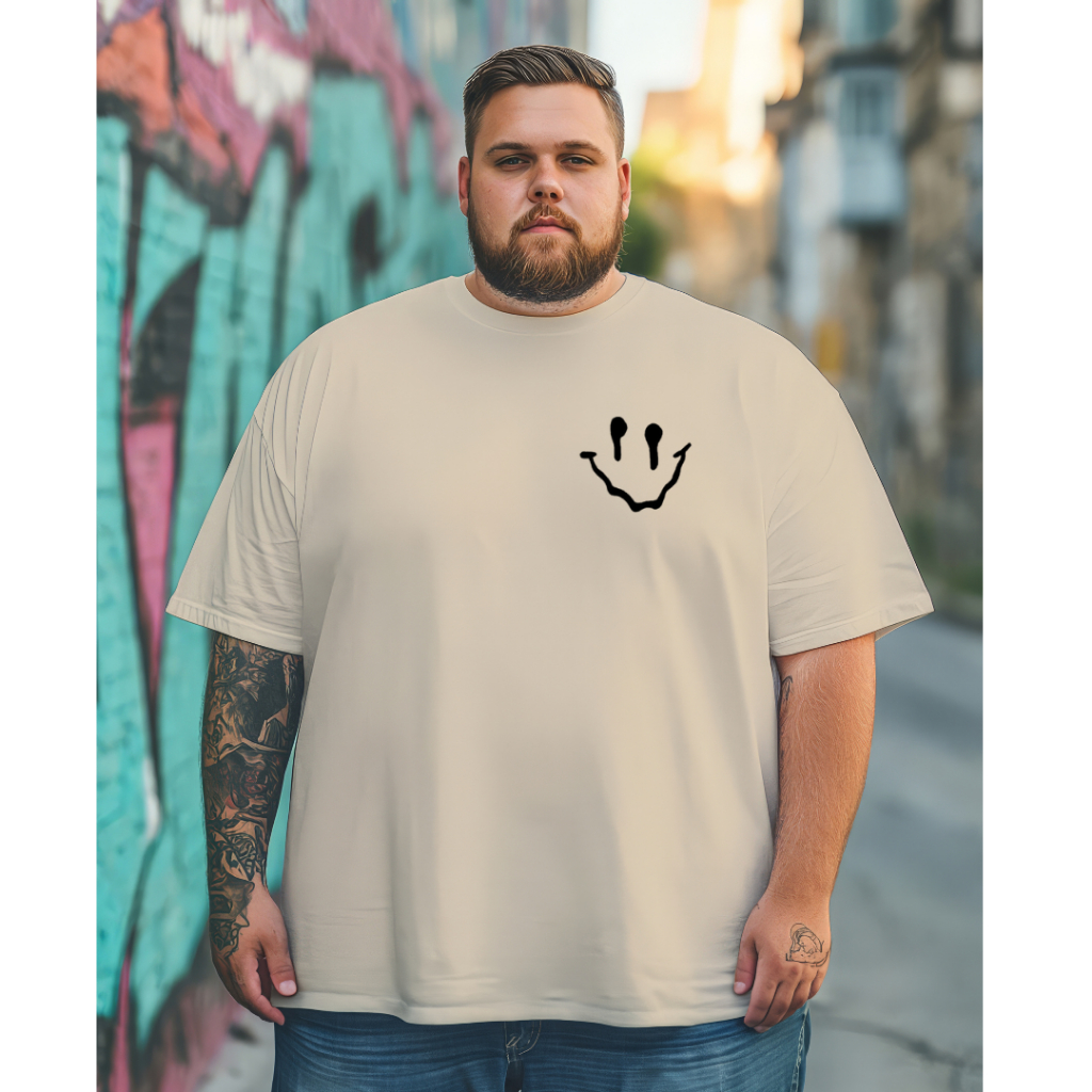 Camiseta plus size P ao G5 Cores Nova Camisa Masculina Manga Curta 100% Algodão 30.1