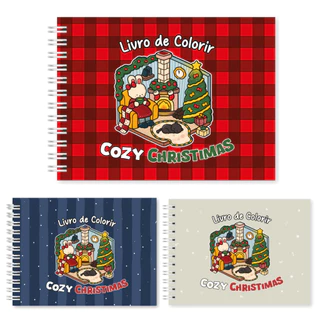 Livro para Colorir Bobbie Goods Volume 2 Natal 100 Folhas de 180 Gramatura Cozy Christimas ComfyDays em Oferta na Shopee