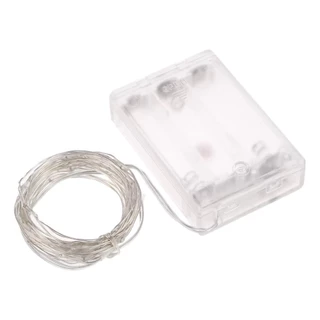Fio Luz de Fada LED Para Decoração A Pilha 3 ou 5 Metros