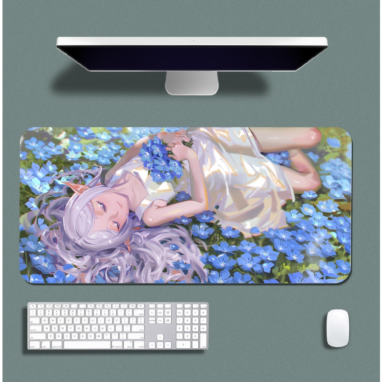 Mouse Pad Gamer Borda Costurada Estampas de Animes Recentes para Desktop 2