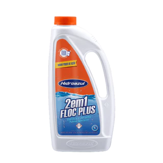 Floc plus 2 em 1 clarifica E decanta piscinas hidroazul 1 litro