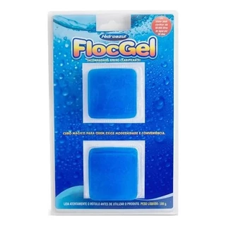 Floc Gel Duplo Hidroazul Clarificante Piscinas 180G