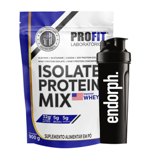 Isolate Protein Mix Whey Protein 900g Profit Labs + Coqueteleira