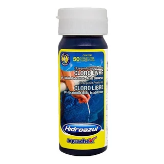 Fita Teste Piscina Aquachek Hidroazul com 50 tiras