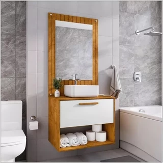 Conjunto Banheiro Gabinete com Cuba Zenit DIVERSAS CORES em Oferta na Shopee