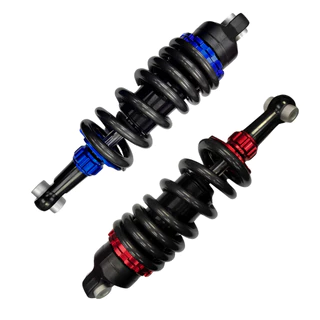 Amortecedor Nxr Bros125 Bros150 Bros160 Xre190 Com Regulagem Azul Vermelho