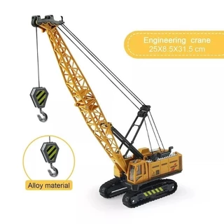 Miniatura Caminhao Guindaste com regulagens e gancho em metal em Oferta na Shopee