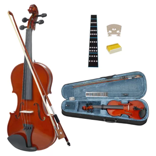 Violino 4/4 3/4 1/2 1/4 1/8 Arco Madeira C/ Breu Cavalete Estojo Luxo