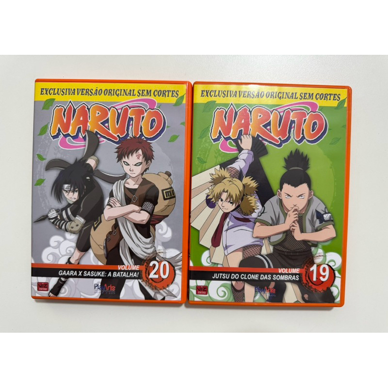 Box DVDs Naruto Clássico original Play Arte Home Vídeo. | Shopee