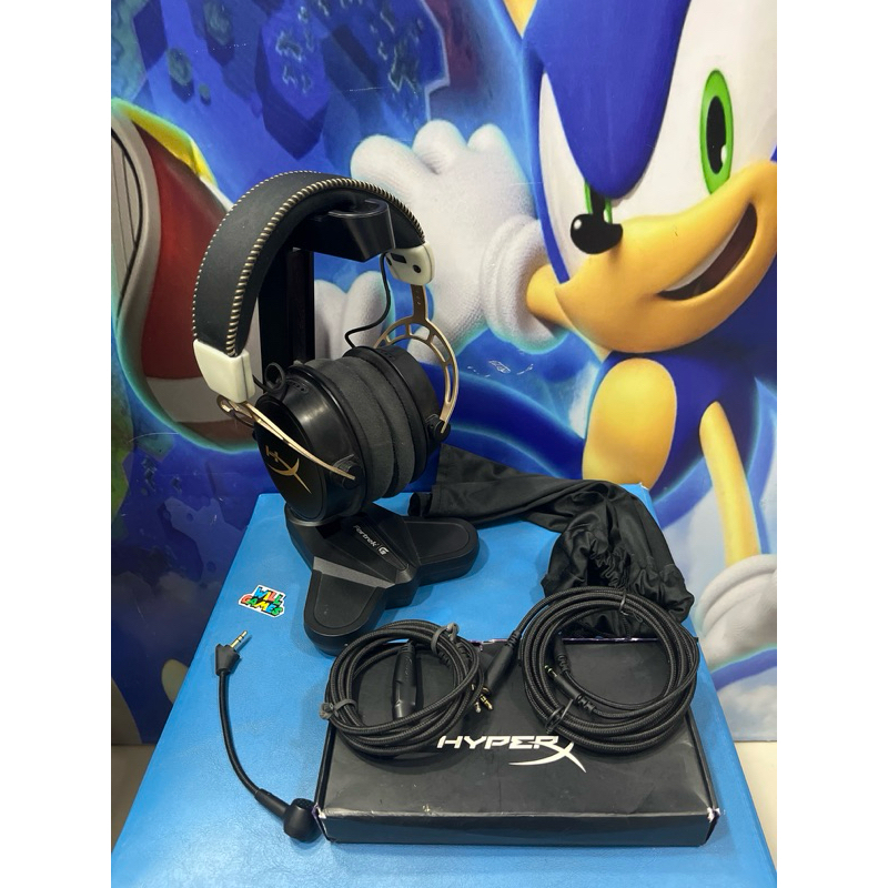 Headset Gamer sem fio HyperX Cloud HX-HSCA Dourado | Shopee Brasil