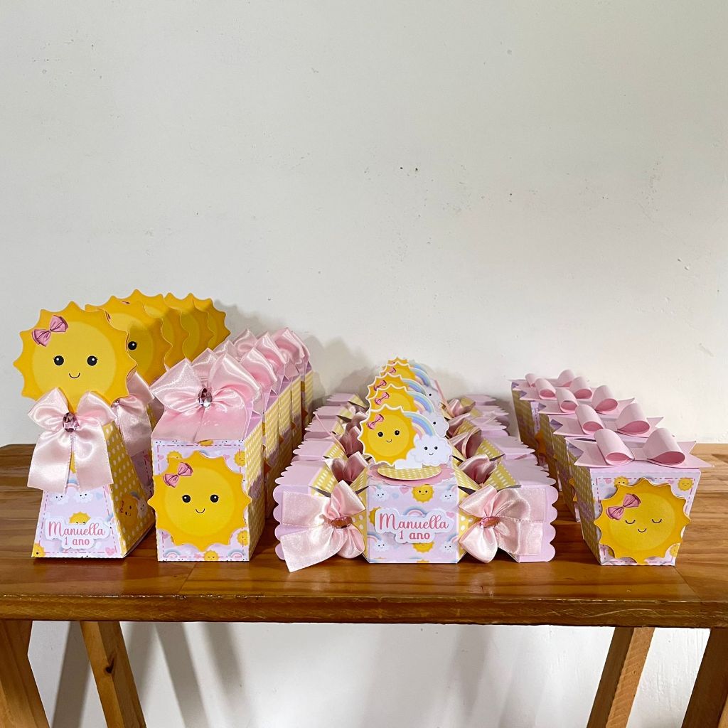 Kit festa raio de sol personalizado solzinho | Shopee Brasil