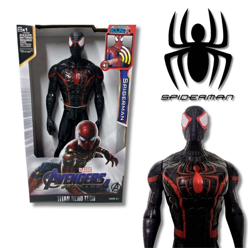 Boneco Homem Aranha Preto - Boneco Homem Aranha Miles Morales ...