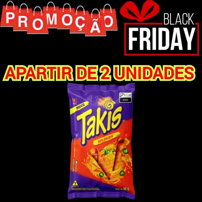 TAKIS XPLOSION SALGADINHO 56g