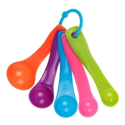 5 Colheres Colher medida Medidoras Multicolorida Várias Medi