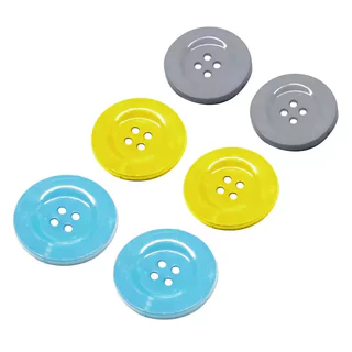 Botão 4 Furos Nº54 Plástico 34mm 50un - 004480 em Oferta na Shopee