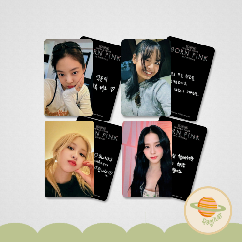 Blackpink Born Pink in Cinemas CGV Event Photocard Fanmade kpop