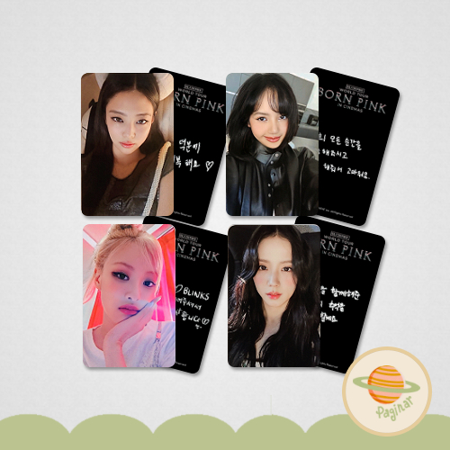 Blackpink Born Pink in Cinemas CGV Event Photocard Fanmade kpop