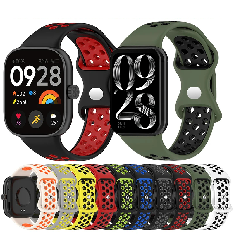xhKJO Cinturini per Orologi per Xiaomi Mi Band 8 Pro Strap,Cintura Ricambio Genuine Silicone Bracelet Sportivo Cinturino Strap Bracelet per Xiaomi Mi Band 8 Pro Smart Band Accessoires (Army Green