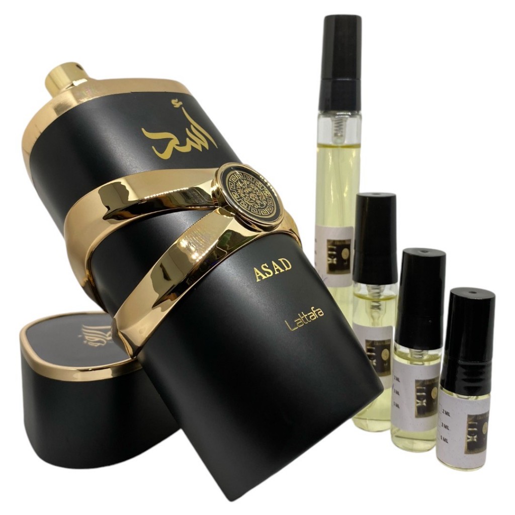 Perfume Árabe Lattafa Asad Masculino Original EDP 2ML 3ML 5ML 10ML