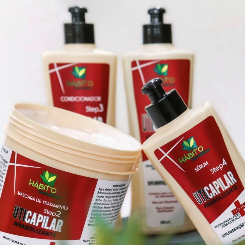 UTI CAPILAR KIT HÁBITO COSMÉTICOS/RECONSTRÓI/ANTI EMBORRACHAMENTO/SUPLEMENTAÇÃO/ANTIQUEDA/CRESCIMENTO SAUDÁVEL