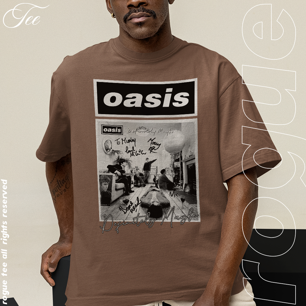 oasis Complete Single Collection Tシャツ XL Camiseta Basica e OVERSIZED Oasis Banda Inglesa Rock Definitely