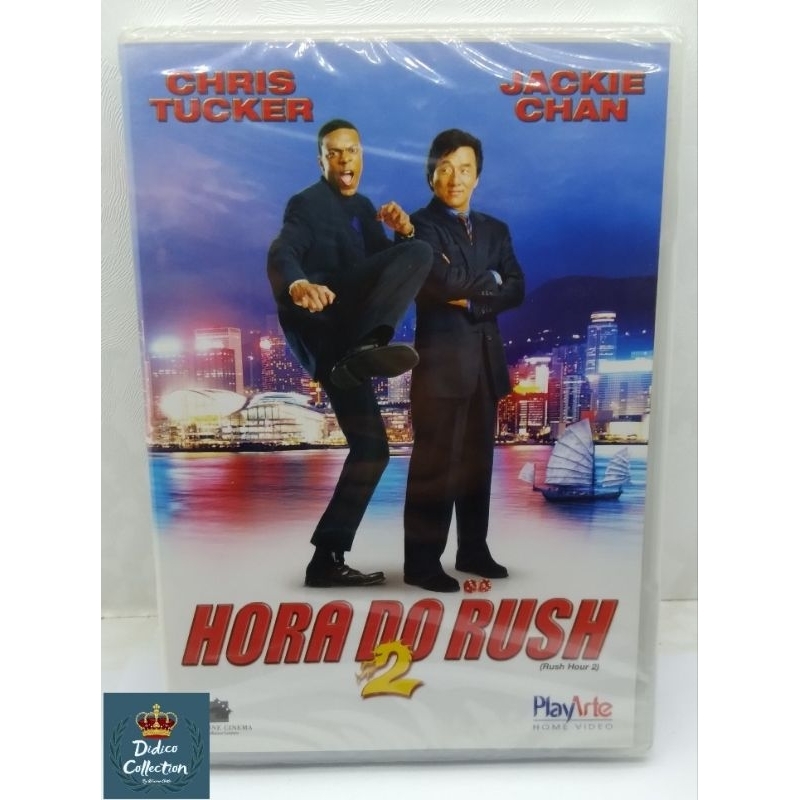 DVDs A Hora do Rush - Jack Chan e Chris Tucker - Coleção 3 Filmes