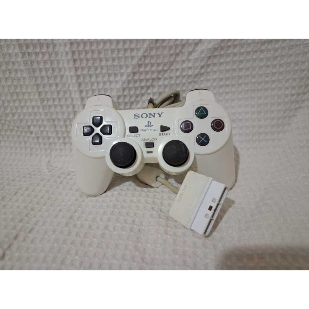 CONTROLE PS2 BRANCO ORIGINAL