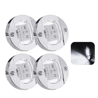 Kit 4 Luz De Popa Cortesia Iluminação Barco Lancha Led 12v em Oferta na Shopee