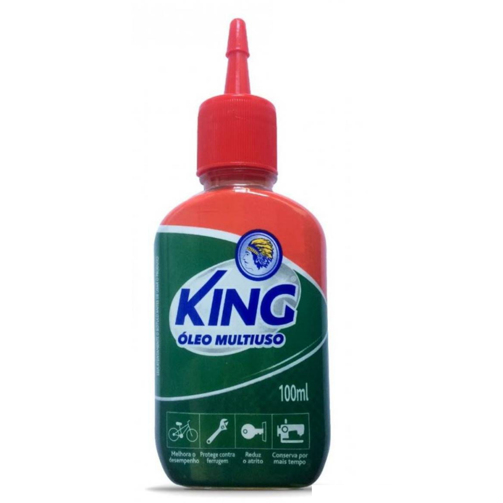 Óleos King Multiuso 100ml Lubrificante de Equipamentos Máquinas Em ...