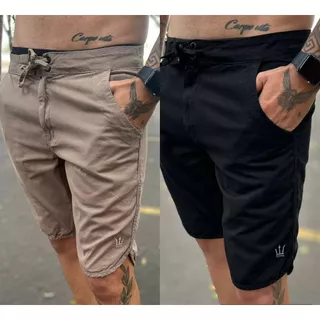 KIT 2 Bermudas Sarja Masculino Premium Envio 24 horas