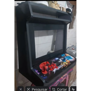 Gabinete Fliperama Arcade Retrô 🕹️ Top Black 70Cm (Grande)