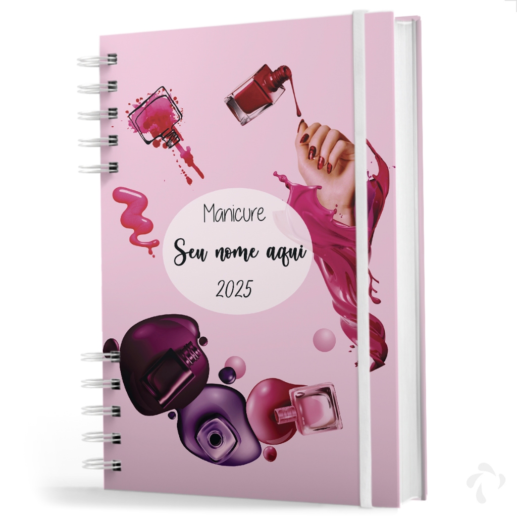 Agenda Manicure 2025 Personalizada Com Forma De Pagamento Shopee Brasil