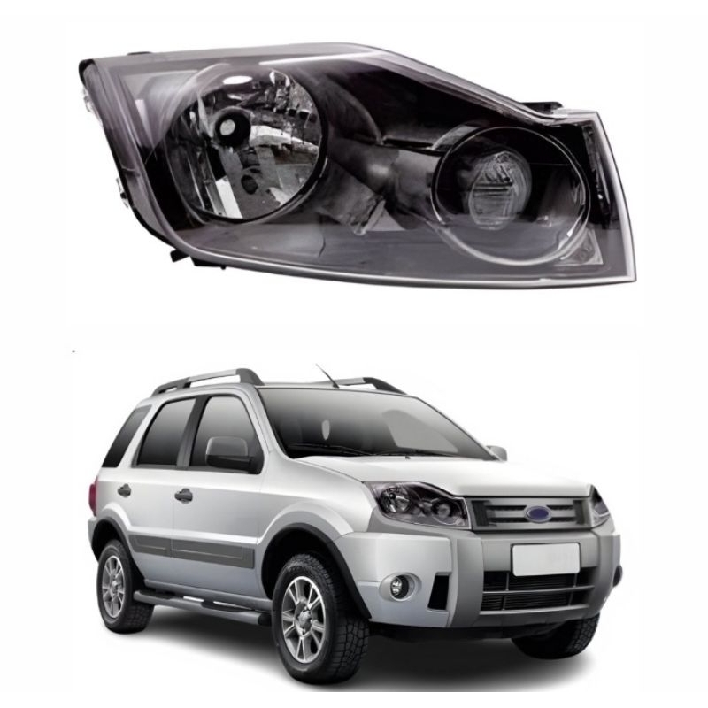 Farol Ecosport 2008 2009 2010 2011 2012 LD Original Ford | Shopee Brasil