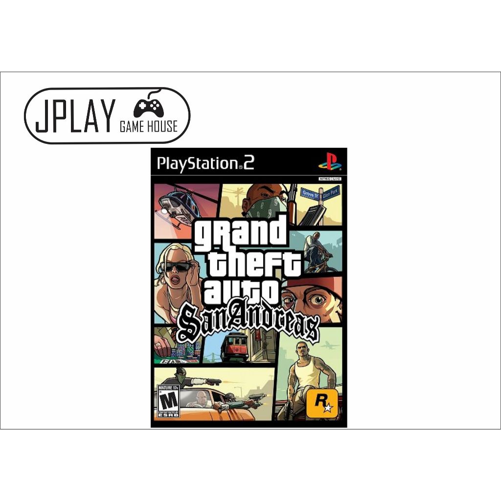 Gta San Andreas Ps2 | Shopee Brasil