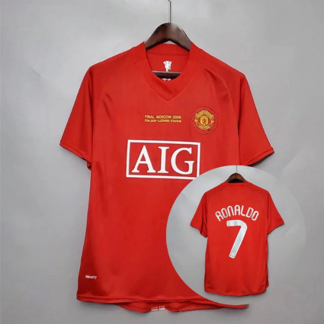 Camisa Retrô Time Futebol Do Pai C7 United Vermelha Edição Antiga Retrô - Envio Imediato