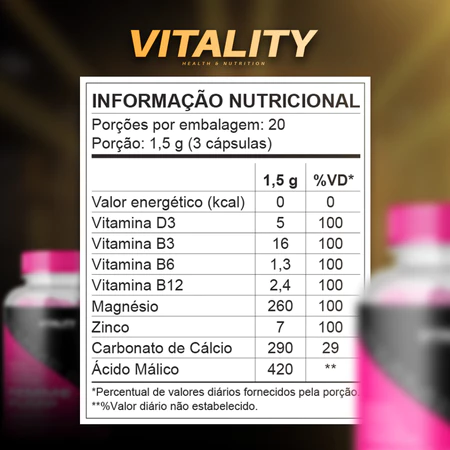 Testo Feminino Pump 60 cápsulas Glúteos Pernas Curvas Fitness - Vista 5