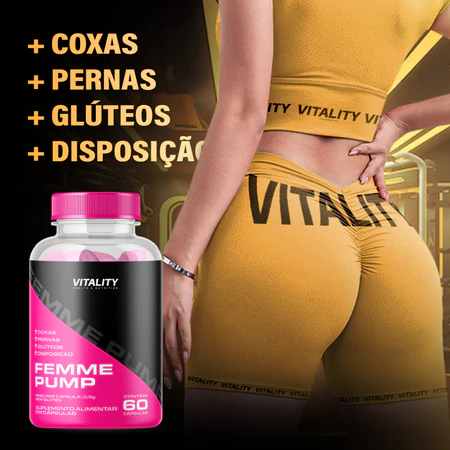 Testo Feminino Pump 60 cápsulas Glúteos Pernas Curvas Fitness - Vista 3