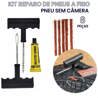 Kit de Reparo a Frio para Pneu sem Câmera 8 peças Macarrão Borracheiro em Oferta na Shopee