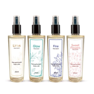 Body Splash Pele Perfumada (200ml) - Escolha a sua fragrância
