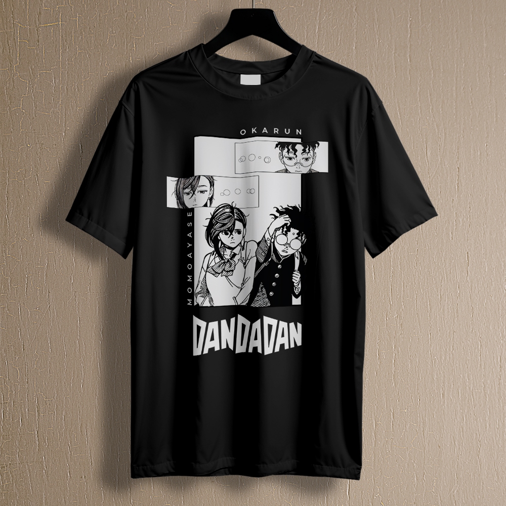 Camisa Camiseta Dandadan Anime Transformação Okarun e Momoayase REF 2341 Home Custom