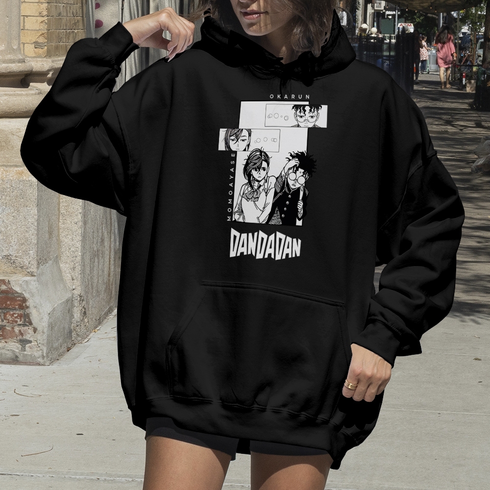 Moletom Blusa Dandadan Anime Okarun e Momoayase Transformação REF