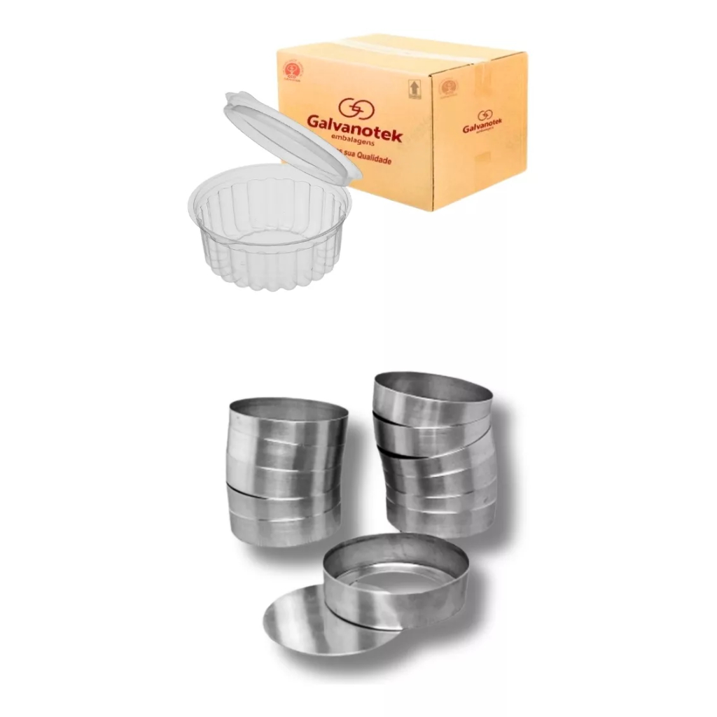 Forma Quiche Fundo Falso 9,8x2,5 + Embalagem G-742