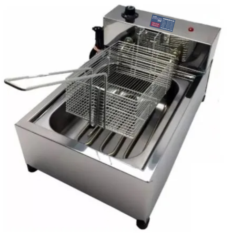 Fritadeira Elétrica Profissional Cuba 5L Batata Coxinha Pastel | Shopee ...