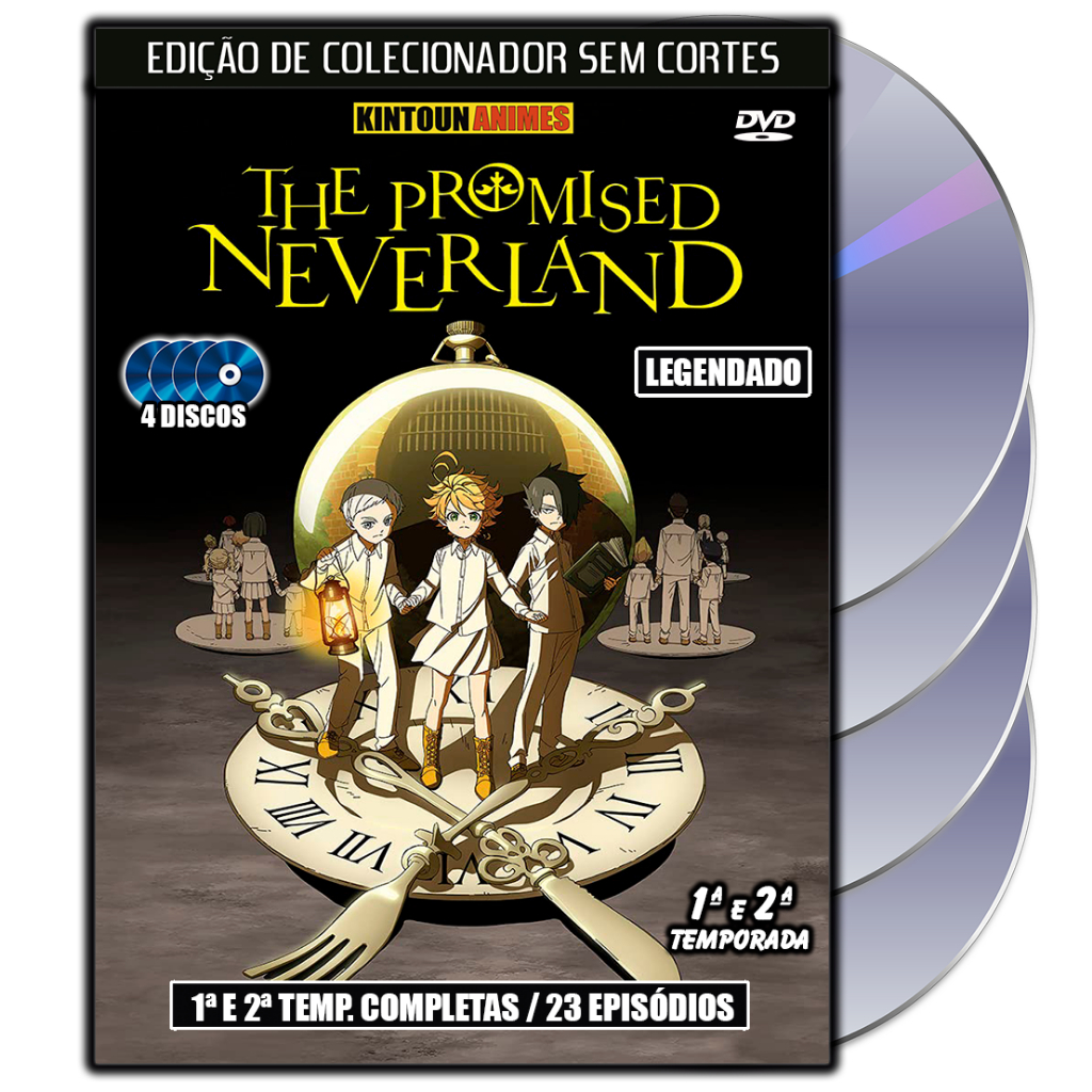 The Promised Neverland 1ª e 2ª Temporadas Completas em DVD