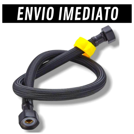 Rabicho Engate Aço Trançado 1/2 Fêmea x Fêmea 50 Cm Resistente Torneira ...