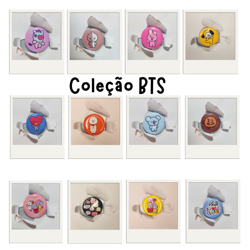 Coleção Button-bóton BTS KPOP | Shopee Brasil