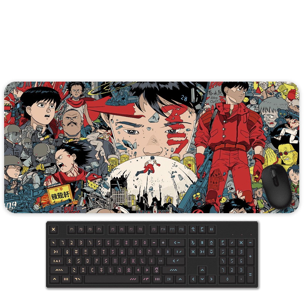 Mouse Pad Gamer anime Akira 90x40cm Antiderrapante - Modelos