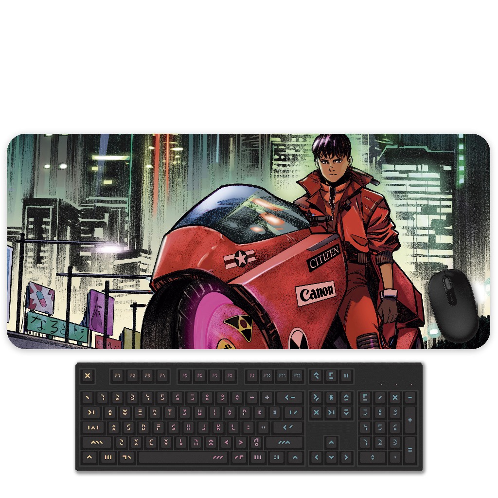 Mouse Pad Gamer anime Akira 90x40cm Antiderrapante - Modelos