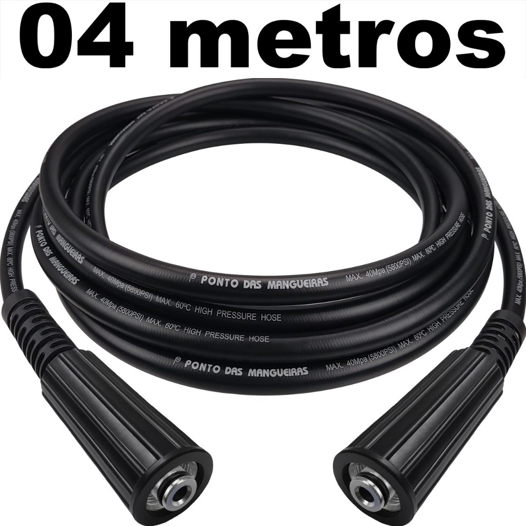 Mangueira Trama Nylon Lavadora de Alta Pressão Lava Jato Hanabi