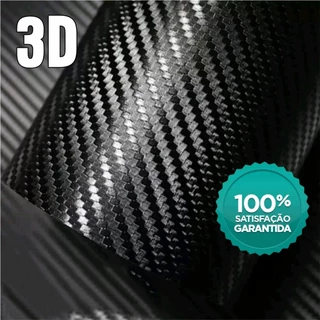 Adesivo Vinil Fibra de Carbono 3D A Prova D’Água 1m x 35cm para Carro, Moto, Móveis e Geladeira em Oferta na Shopee
